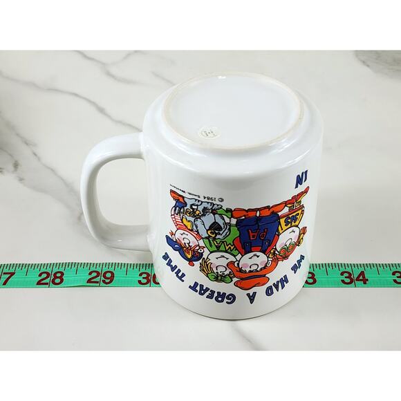 Smith Western Coffee Mug Teacup 10oz White 3 1/2" Ceramic 1984 Korea Vintage - Picture 15 of 15